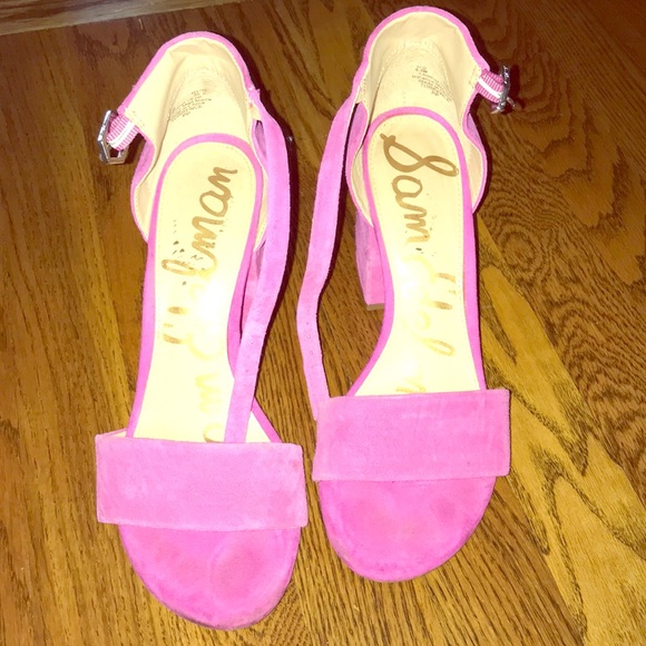hot pink sam edelman heels